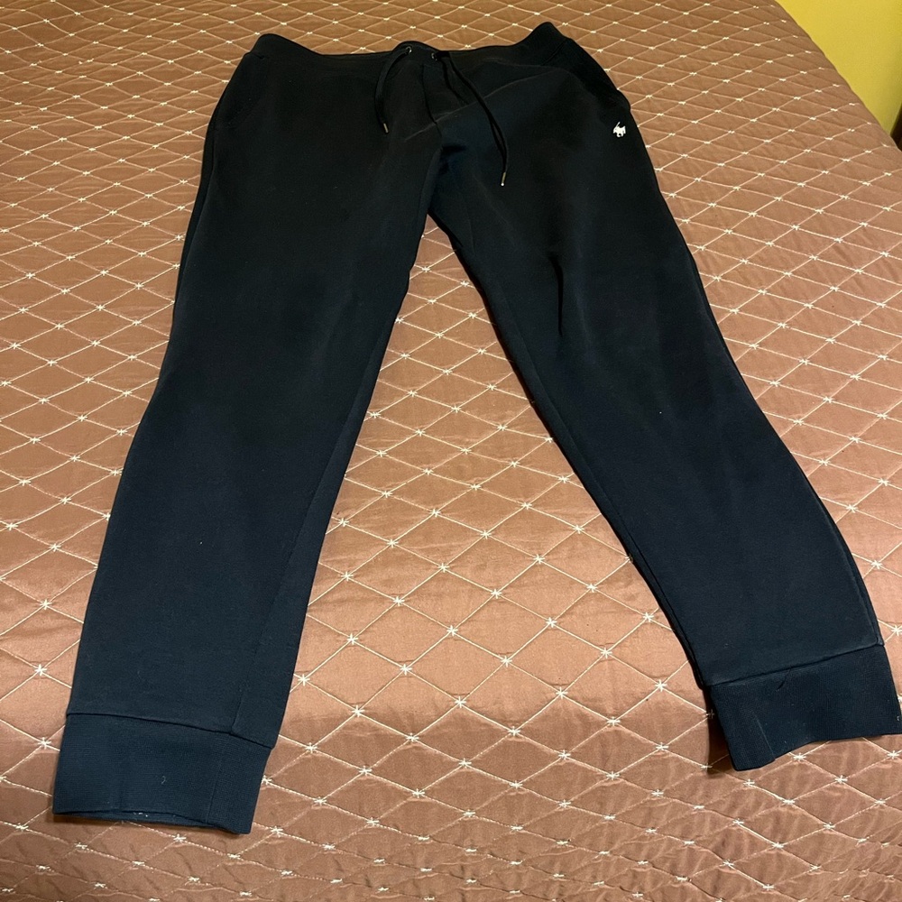 Navy Blue Jogger Sweatpants with Drawstring